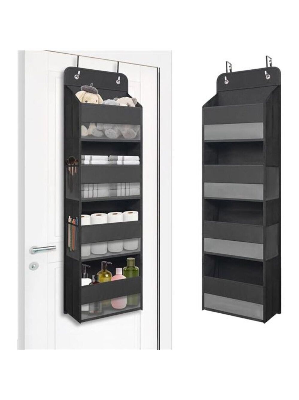 Over Door Hanging Organizer 4 Pocket Storage Closet Bathroom Dorm Nursery